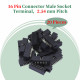 2.54 mm 2*8 Double Row 16 Pin IDC Box Header Connector Male Socket Terminal 2.54 mm 2*8 Double Row 16 Pin IDC Box Header Connector Male Socket Terminal