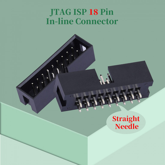 2.54 mm 2*9 Double Row 18 Pin IDC Box Header Connector Male Socket Terminal 2.54 mm 2*9 Double Row 18 Pin IDC Box Header Connector Male Socket Terminal