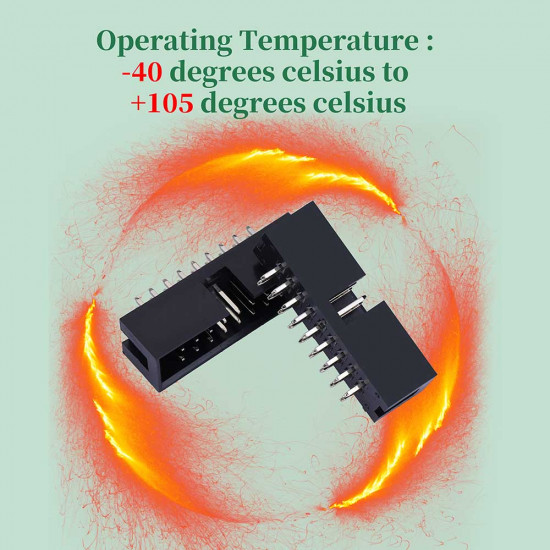 2.54 mm 2*9 Double Row 18 Pin IDC Box Header Connector Male Socket Terminal 2.54 mm 2*9 Double Row 18 Pin IDC Box Header Connector Male Socket Terminal