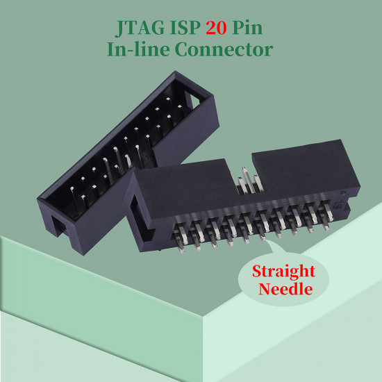 2.54 mm 2*10 Double Row 20 Pin IDC Box Header Connector Male Socket Terminal