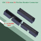 2.54 mm 2*12 Double Row 24 Pin IDC Box Header Connector Male Socket Terminal 2.54 mm 2*12 Double Row 24 Pin IDC Box Header Connector Male Socket Terminal