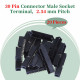 2.54 mm 2*15 Double Row 30 Pin IDC Box Header Connector Male Socket Terminal 2.54 mm 2*15 Double Row 30 Pin IDC Box Header Connector Male Socket Terminal