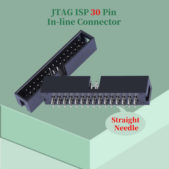 2.54 mm 2*15 Double Row 30 Pin IDC Box Header Connector Male Socket Terminal 2.54 mm 2*15 Double Row 30 Pin IDC Box Header Connector Male Socket Terminal
