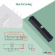 2.54 mm 2*20 Double Row 40 Pin IDC Box Header Connector Male Socket Terminal 2.54 mm 2*20 Double Row 40 Pin IDC Box Header Connector Male Socket Terminal