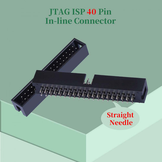 2.54 mm 2*20 Double Row 40 Pin IDC Box Header Connector Male Socket Terminal 2.54 mm 2*20 Double Row 40 Pin IDC Box Header Connector Male Socket Terminal
