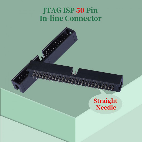2.54 mm 2*25 Double Row 50 Pin IDC Box Header Connector Male Socket Terminal 2.54 mm 2*25 Double Row 50 Pin IDC Box Header Connector Male Socket Terminal
