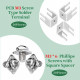 PCB Screw Type Soldering Terminals and M3 * 6 Phillips Screw with Square Spacer Kit PCB Screw Type Soldering Terminals and M3 * 6 Phillips Screw with Square Spacer Kit