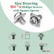 PCB Screw Type Soldering Terminals and M4 * 6 Phillips Screw with Square Spacer Kit PCB Screw Type Soldering Terminals and M4 * 6 Phillips Screw with Square Spacer Kit