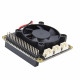 Cooling Quiet Fan Board for Raspberry Pi 4B/3B+/3B/2B Efficient Heat Dissipation.