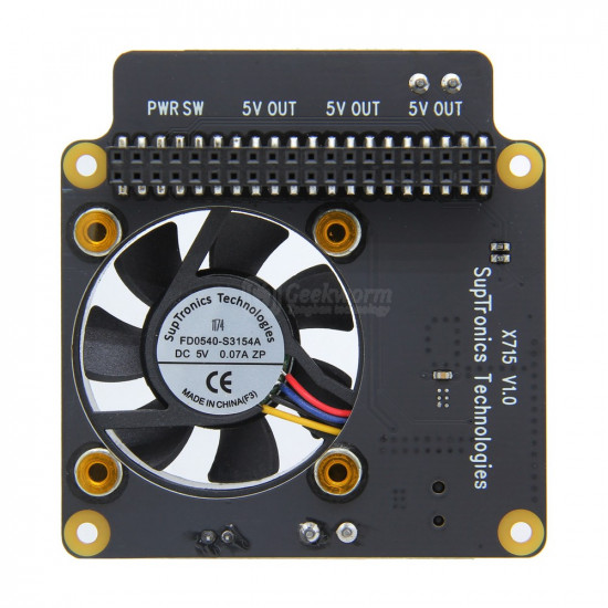 Raspberry Pi 4 B Raspberry pi 4 Power Management Expansion Board X715 Compatible with Pi 4B Pi 3.