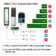 Raspberry Pi 4 M.2 NGFF SATA SSD Key-B NAS Storage Expansion Board X862 V2.0.