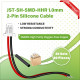 JST 1.0 mm SH HHR 2-Pin Connector 30AWG 20cm Silicone Cable  (20 Sets / 80 Pcs)