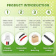 JST 1.0 mm SH VHR 2-Pin Connector 30AWG 20cm Silicone Cable (20 Sets / 80 Pcs)