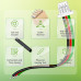 JST 1.0 mm SH HHR 3-Pin Connector 30AWG 20cm Silicone Cable (15 Sets / 60 Pcs)