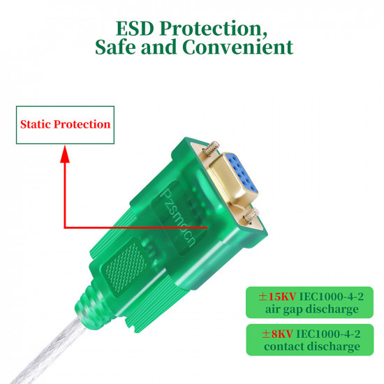 USB to RS232 Female DB9 Serial Port Adapter Cable USB to RS232 Female DB9 Serial Port Adapter Cable