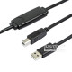 Printer connection cable USB2.0 square port data AM/BM 5M