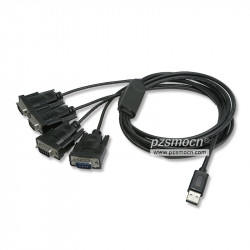 USB to RS232 Serial Cable DB9 Pin FTDI USB One to Four 1.5M