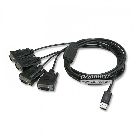 USB to RS232 Serial Cable DB9 Pin FTDI USB One to Four 1.5M