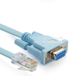 RJ45 to DB9 Serial Port Cable Console Configuration Cable 1.8M