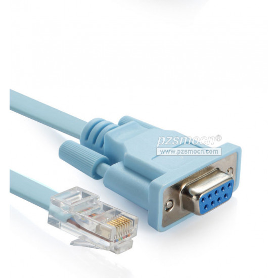 RJ45 to DB9 Serial Port Cable Console Configuration Cable 3M