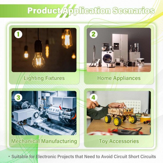 M3*30 mm White Nylon Screws and Nuts Kit with Washers（300 Pieces/100 Sets）