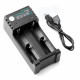 Lithium Battery Dual Slot with Removable Plug Cord Lithium Battery Dual Slot with Removable Plug Cord