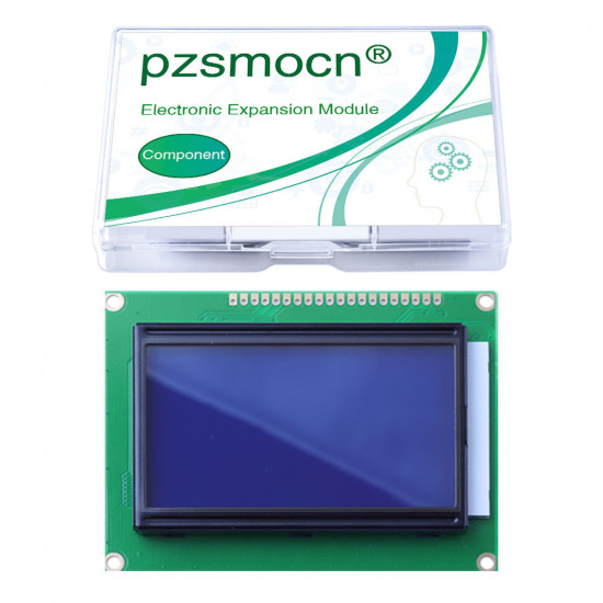 128*64 Blue Background White Character LCD12864 Liquid Crystal Display 128*64 Blue Background White Character LCD12864 Liquid Crystal Display