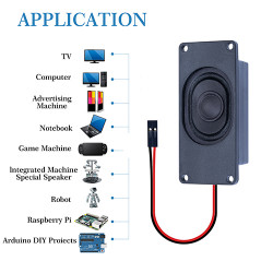 Passive Speaker 8Ω 3W, 2.54mm Dupont Interface.