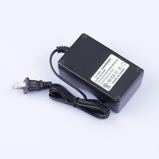 Lithium Battery 18650 Dual Slot Charger With Cable.