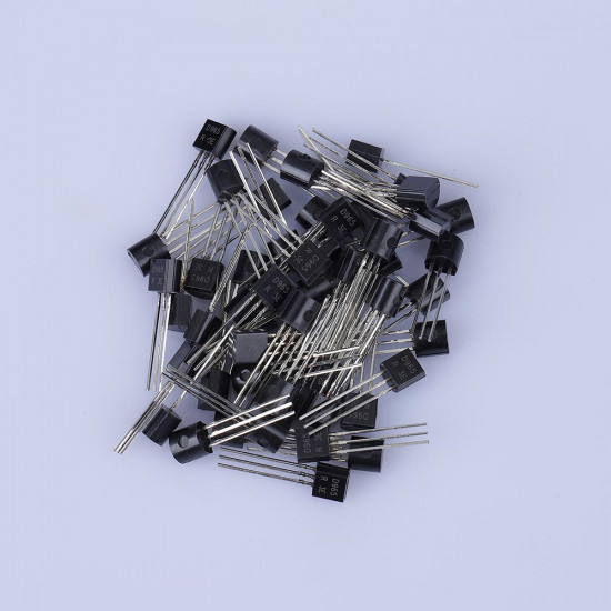 Triode Transistor D965, 5A/20V/1W, TO-92 Package, 50 Pcs.